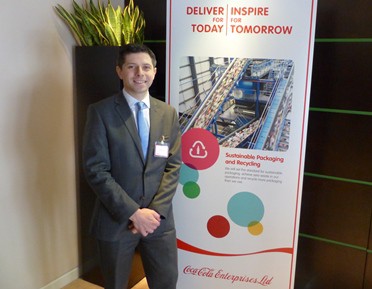 Nick Brown, associate director for recycling at Coca-Cola Enterprises